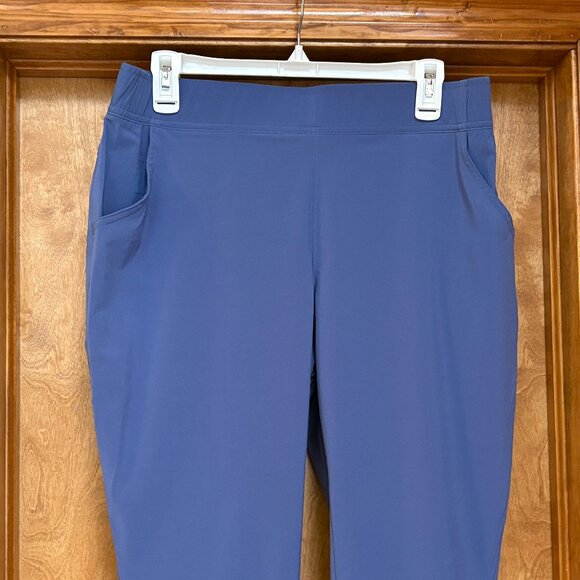 Women's Eddie Bauer Departure Ankle Pants in Bluebird, Size MP - Picture 3 of 9